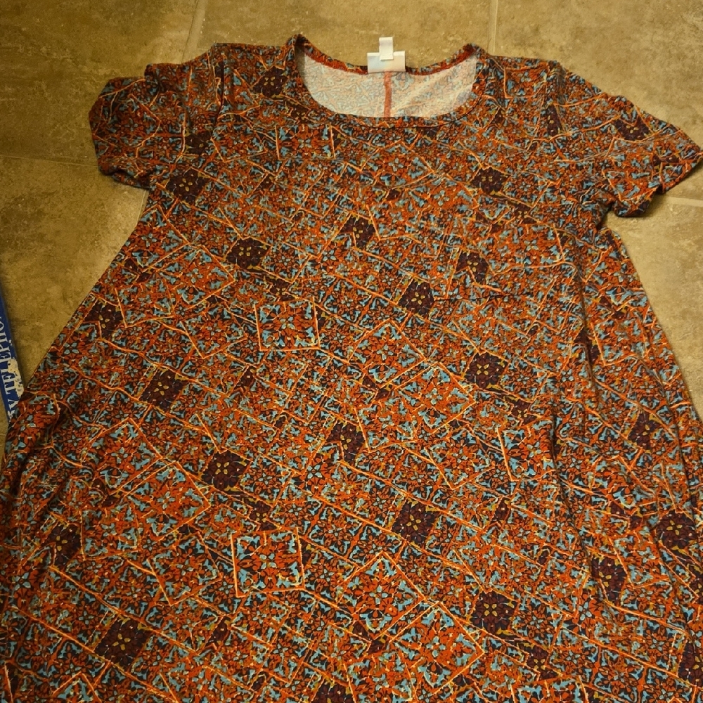 Colorful Geometric Pattern Dress